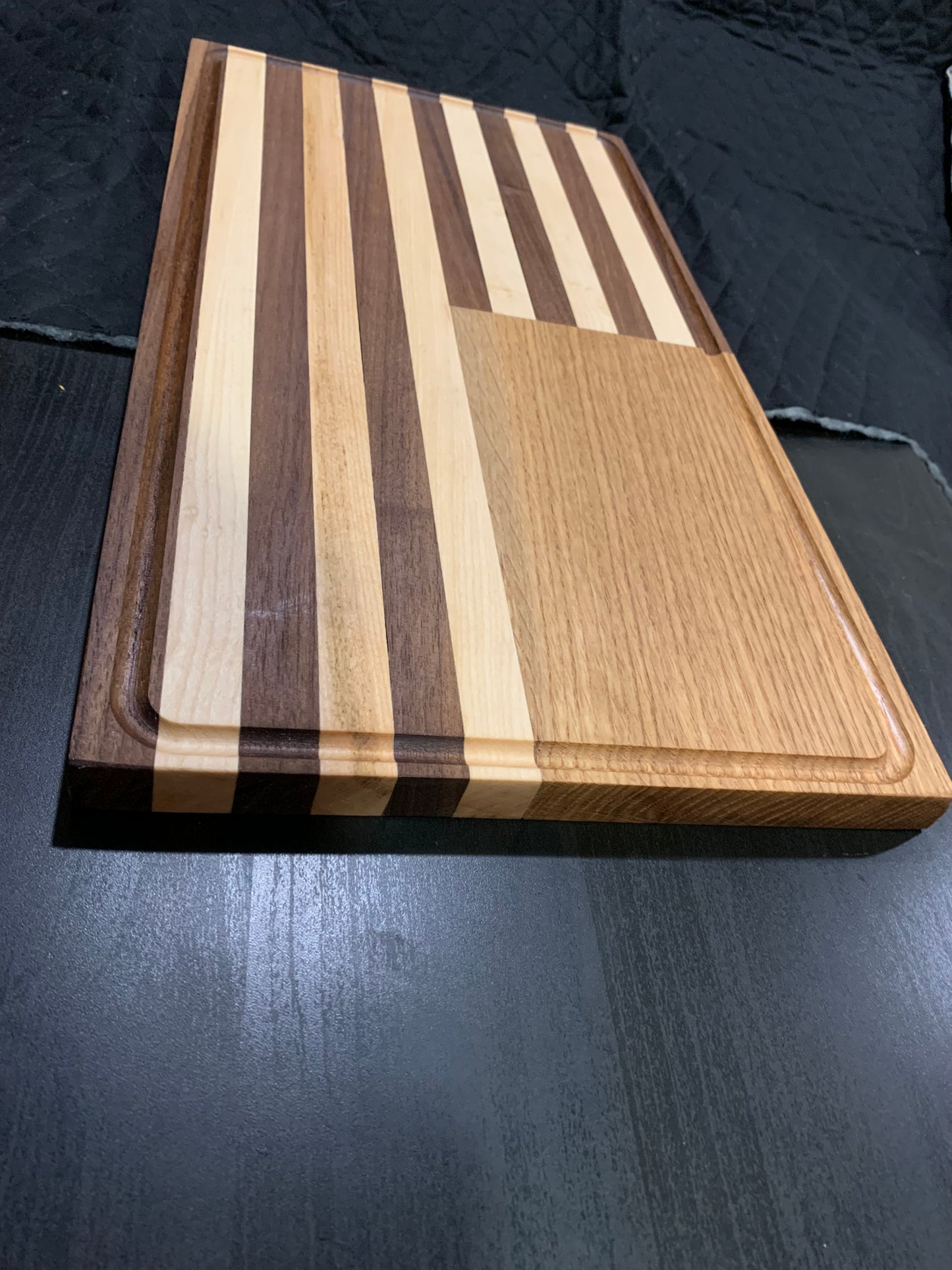 Walnut & Oak American Flag Cutting Board