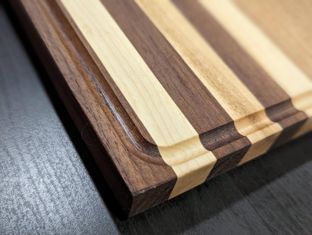 Walnut & Oak American Flag Cutting Board