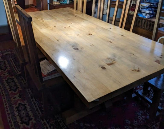 Large Banquet Table - Craftsman Inspired